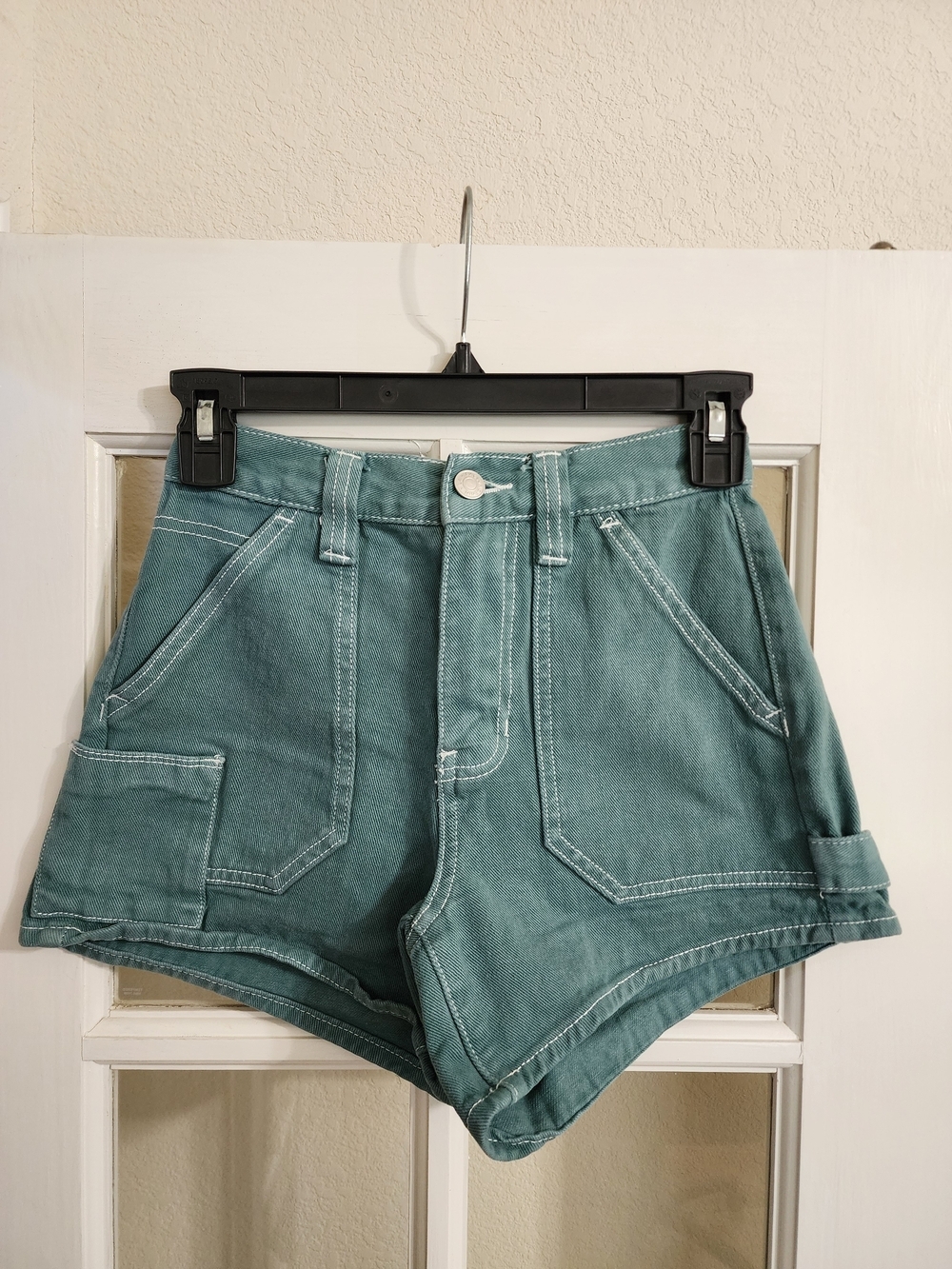 PacSun Workwear Short Green Carpenter Utility Shorts 23